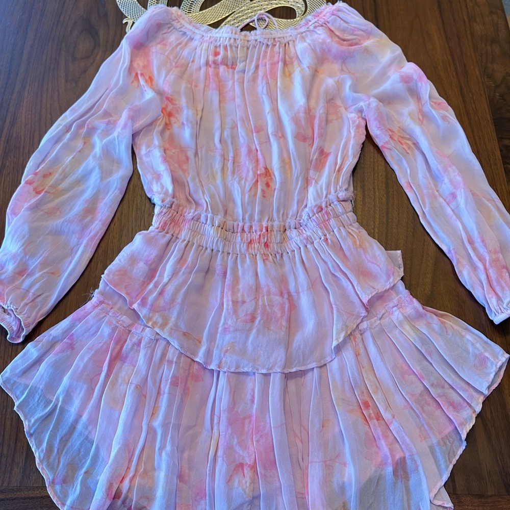 Loveshackfancy Multi-Ruffle Long Sleeve Mini-Dress - image 5